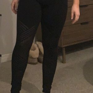 Lululemon Black Cut Out Design Legging